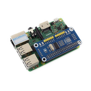Waveshare - Expansión de Interfaz Serial HAT para Raspberry Pi Zero/Zero W/Zero WH/2B/3B/3B+ con Interfaz I2C y 2 Canales UART K651 - Product Image 1