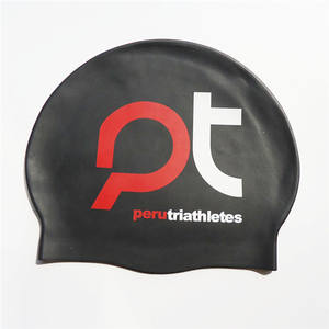 หมวกว่ายน้ำซิลิโคนสำหรับผู้ใหญ่ทุกเพศ, ที่คลุมสระว่ายน้ำกันลื่นสำหรับผม<span class=keywords><strong>สั้น</strong></span><span class=keywords><strong>ยาว</strong></span>กันน้ำอุปกรณ์ยืดหยุ่นสำหรับกีฬาฤดูร้อนของเด็ก - Product Image 1