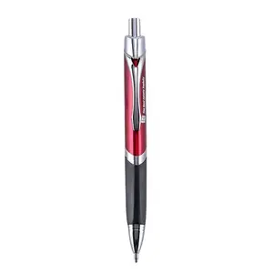 Afdrukbare Logo Driehoekige Springende Semi-Metalen Pen Stalen Staaf Pers Metalen Balpen