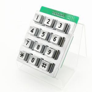 IP65 không thấm nước 3x4 ma trận số ngoài trời cổng khóa bàn phím với Kẽm hợp kim kim loại bàn phím CE/FCC/ISO9001 chứng nhận - Product Image 3