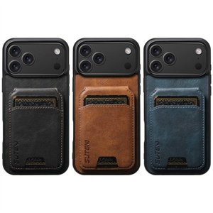 Funda de Teléfono de Cuero PU con Soporte y Protección Antigolpes para Uso Comercial, Compatible con iPhone 17 Air, 16 Pro Max, 14, 15 - Product Image 3