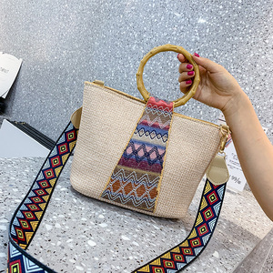<span class=keywords><strong>Ethnique</strong></span> <span class=keywords><strong>bohème</strong></span> style paille <span class=keywords><strong>sac</strong></span> à main coloré <span class=keywords><strong>sac</strong></span> à bandoulière gland dames <span class=keywords><strong>sac</strong></span> - Product Image 3