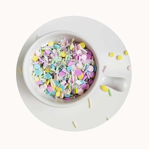 Cortador de Arcilla Polimérica con Forma de Mini Cubos de Hielo Pastel, Sprinkles de Arcilla Blanda para Slime, Manualidades DIY - Product Image 4