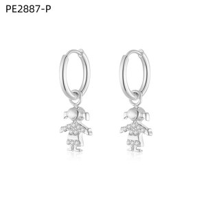 ต่างหูแฟชั่น PE2887 สำหรับผู้หญิง เครื่องประดับคุณภาพสูง - Product Image 1