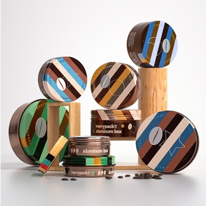 Contenedor de Café de Lujo de Grado Alimenticio, 99.7% Aluminio Puro, Color Personalizado, Tapa de Rosca para Café, Suplementos, Chocolate, Azúcar, Snacks - Product Image 4