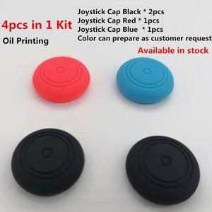 SYYTECH 4 pcs Silicone Caoutchouc Pouce Bâton Couverture <span class=keywords><strong>Joystick</strong></span> Grip Cap pour NS <span class=keywords><strong>Nintendo</strong></span> <span class=keywords><strong>Switch</strong></span> Controller - Product Image 3