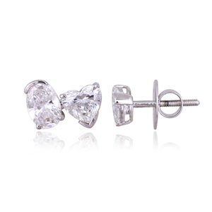 925 Sterling Silver Gold Plated <b>Opal</b> Stud <b>Earrings</b> Round Brilliant Cut Screw Back Fine Jewelry Engagement Gift for Women - Product Image 3