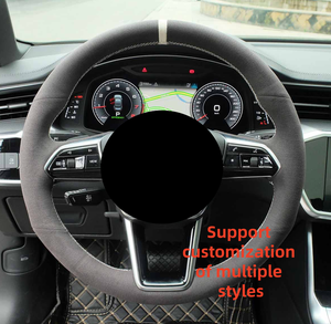 <span class=keywords><strong>Volant</strong></span> en fibre de carbone avec boutons de démarrage/arrêt R8 et voyants LED de changement de vitesse pour <span class=keywords><strong>Audi</strong></span> <span class=keywords><strong>A3</strong></span> S3 RS3 RS4 RS5 RS6 RS7 TT R8 - Product Image 3