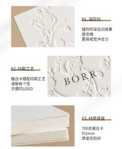 Etiquetas de Pendurar Personalizadas em Papel Reciclado com Relevo e Cordão Grátis para Roupas - Product Image 4