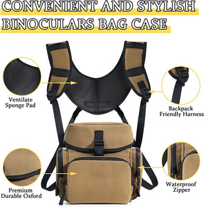 Túi Đệm Bảo Vệ Chống Nước Túi Đeo Ngực Cho Ống Kính Viễn Vọng Có Dây Đeo Vai Có Thể Điều Chỉnh Dây Đeo Túi Hai Mắt - Product Image 3