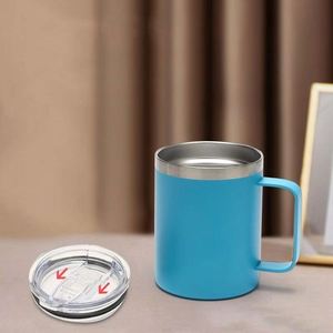 12oz Stainless Steel <b>Mug</b> with Handle Thermal Cup with 6-12 Hours Insulation Modern Office & Home Use - Product Image 3