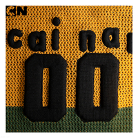 Usine de fabrication de pulls certifiée BSCI, logo personnalisé, broderie, patch, couleur rayée, bloc de couleur, pull en maille crocheté à manches longues pour homme, style hockey