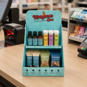 Présentoirs de Comptoir en Carton PDQ Personnalisés pour Pharmacies, Supermarchés et Magasins de Proximité - Product Image 1