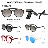 Lunettes de soleil de pilote carrées surdimensionnées vintage de luxe, triple pont, en acétate, verres roses, unisexe, monture intégrale, protection UV400
