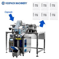 Machine d'emballage automatique à 6 bols pour le comptage, la scellage et l'emballage de sachets multi-capsules à scellage 3 côtés pour les packs nutritionnels quotidiens