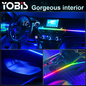 Luces LED Ambientales <span class=keywords><strong>para</strong></span> Automóvil Yobis 18 en 1, Iluminación Dinámica Interior <span class=keywords><strong>para</strong></span> Manijas de Puerta de Automóvil - Product Image 2