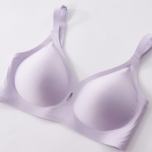 Gel di gelatina 3D supporto morbido <span class=keywords><strong>reggiseno</strong></span> <span class=keywords><strong>senza</strong></span> fili <span class=keywords><strong>senza</strong></span> soluzione di continuità <span class=keywords><strong>reggiseno</strong></span> di copertura completa per le donne Push up Comfort Bralette - Product Image 5