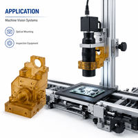 Blocs de montage optiques en Ultem PEI usinés CNC 5 axes pour systèmes de vision industrielle avec inspection CMM