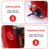 Pulvérisateur à dos ZOMAX 25L à moteur essence, carburateur flottant, option pompe en cuivre, haute capacité pour la pulvérisation agricole