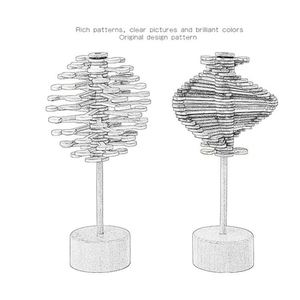Toysrunner Montessori Juguete de Madera Giratorio Antiestrés para Niños de 2 a 4 Años, Serie de Números de Fei, Educativo y Creativo - Product Image 3
