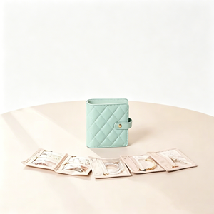 Organisateur de bijoux écologique en gros, style livre mince, avec plusieurs pochettes transparentes à fermeture éclair - Product Image 4