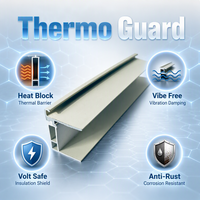 Raccord de conduit d'air flexible en PVC à rupture thermique scellé, étanche et anticorrosion pour usage hospitalier et scolaire