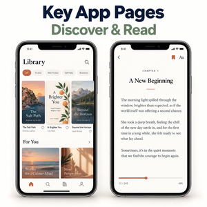 Développement d'applications de lecteurs d'e-books numériques avancés pour iOS et Android avec bibliothèque numérique et téléchargement hors ligne - Product Image 3