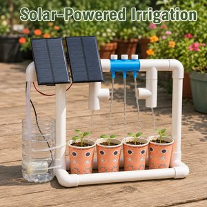 Kit de Modélisme Solaire Automatique OKYN-Y2672 pour Arrosage de Fleurs – Modèle Scientifique d'Irrigation à Assembler Soi-même pour l'Apprentissage et les Loisirs des Enfants - Product Image 2