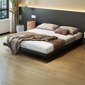 Struttura <span class=keywords><strong>letto</strong></span> moderna minimalista, <span class=keywords><strong>letto</strong></span> sospeso senza testiera, <span class=keywords><strong>letto</strong></span> <span class=keywords><strong>matrimoniale</strong></span> a filo muro, <span class=keywords><strong>letto</strong></span> <span class=keywords><strong>con</strong></span> struttura in tatami e luci integrate - Product Image 3