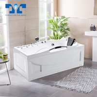 Baignoire Balnéo Hydromassante Moderne Autoportante en Acrylique à Prix Abordable avec Robinet Inclus