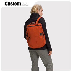 Custom <b>Lightweight</b> Waterproof Nylon Everyday <b>Backpack</b> for Women Men 20-35L Capacity Casual Outdoor Travel with Letter Pattern - Product Image 4