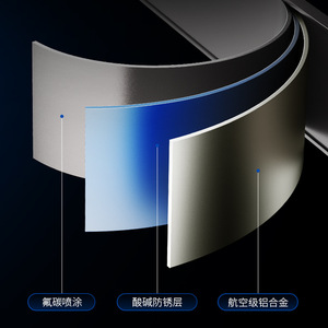 CooperMonica Trouser Rack Telescopic Stainless Steel Rectangle Wardrobe Clothing Organizer <b>Standing</b> Type Aluminum Alloy WS4122S - Product Image 4