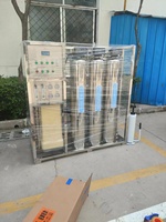 Machine de Découpe Complète 500L/h avec Filtration d'Eau par Osmose Inverse pour Eau Souterraine, Fabrication de Sachets d'Eau