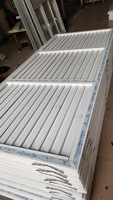 Volets persiennes minimalistes en PVC/UPVC pour balcon de maison, portes et fenêtres en plastique, fabriqués en Chine