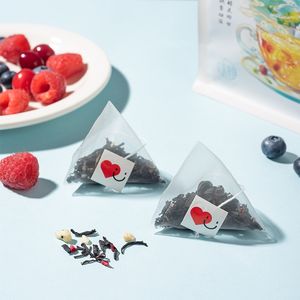 La fabbrica fornisce bustine di tè aromatizzate alla frutta canadese per l'esportazione, bustine di tè a forma di piramide - Product Image 5