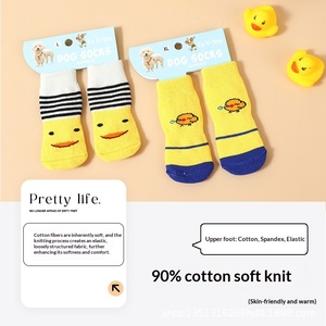 ถุงเท้าสุนัขกันลื่นแบบกำหนดเอง ลายตลก ป้องกันการเลียอุ้งเท้า - Product Image 2