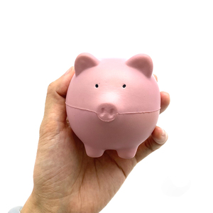 ลูกบอลบีบแก้เครียดรูปหมูสีชมพู พิมพ์โลโก้ได้ ของเล่นบีบแก้เครียดรูป<span class=keywords><strong>หมู</strong></span>การ์ตูน ของเล่นหมูสำหรับโฆษณาและโปรโมชั่น สำหรับผู้ใหญ่ - Product Image 4