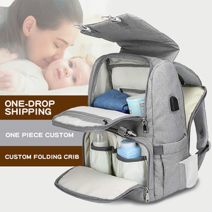 Pañal <span class=keywords><strong>de</strong></span> <span class=keywords><strong>maternidad</strong></span> 3 en 1 personalizado, impermeable, <span class=keywords><strong>de</strong></span> lujo, multifuncional, para cambiar a la madre del bebé, Mochila pequeña para mamá, bolsa <span class=keywords><strong>de</strong></span> pañales - Product Image 6
