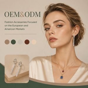 ต่างหูแบบห่วงประดับเพชรคิวบิกเซอร์โคเนียทรงยาวชุบเงิน ดีไซน์ OEM/ODM สำหรับผู้หญิง เหมาะสำหรับงานกลางคืน ขายส่ง - Product Image 1