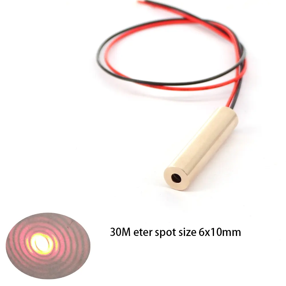 Remote positioning indication diameter 9mm 3V ultra small spot red laser module Ultra small laser point moduleHigh End 650nm red