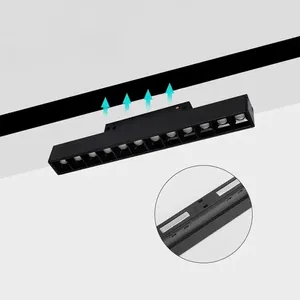 Faretto regolabile antiriflesso Cob Light Spot Focus Led Track Light per negozio di abbigliamento supermercato