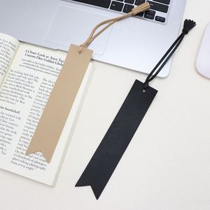 YY Wholesales Cheap Faux Leather Handmade <b>Bookmarks</b> for Book Lovers PU Leather <b>Bookmarks</b> with Tassels Reading Accessories Gifts - Product Image 1