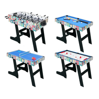 Table de jeu d'intérieur multifonctionnelle 4-en-1 pour enfants Football Loisirs Divertissement Produit sportif