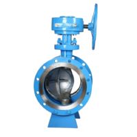 Vanne de régulation PQ340 manuelle/pneumatique/électrique en acier moulé et acier inoxydable, à brides, résistante à l'usure, pour évacuation des cendres, atmosphérique et sous vide