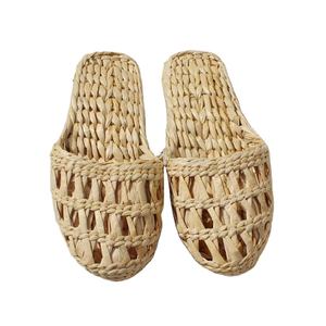 Vintage Water Hyacinth Sandals for Women Wholesale - Product Image 1