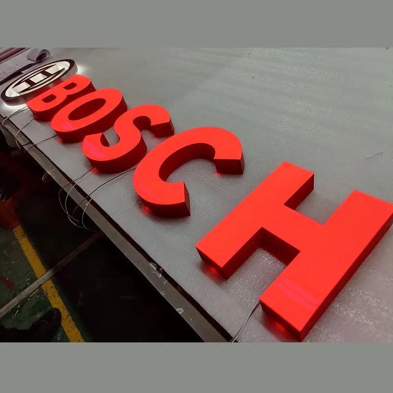 frontlit shop led sign office resin LED letter sign outdoor led channel letter sign for advertising