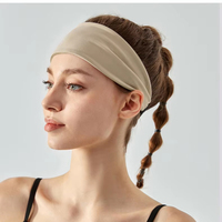 Diadema Deportiva Portátil, Adecuada para Correr, Hacer Ejercicio y Yoga, Diadema Absorbente de Sudor, Diadema de Color Sólido de Alta Calidad