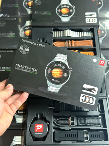 ساعة D25 4 برو ساعة ذكية للرجال لياقة بدنية رياضة شحن لاسلكي ساعة متعددة الأشرطة شاشة مستديرة ساعة ذكية استشعار الإصبع - Product Image 6