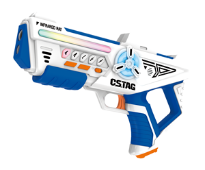 Recién llegado, juego de disparos con etiquetas láser infrarrojas recargables, 2 uds., juguetes con proyector <span class=keywords><strong>para</strong></span> niños a la venta - Product Image 3