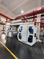 Machine d'impression flexographique pour sacs en plastique, sans arbre, automatique, à entraînement servo, type empilable, pour films plastiques